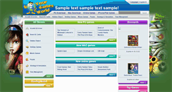 Desktop Screenshot of de.yourgamesworld.com