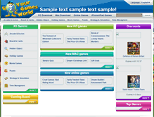 Tablet Screenshot of es.yourgamesworld.com