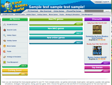 Tablet Screenshot of no.yourgamesworld.com