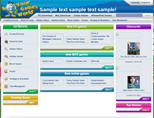 Tablet Screenshot of ch.yourgamesworld.com