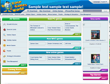 Tablet Screenshot of fr.yourgamesworld.com